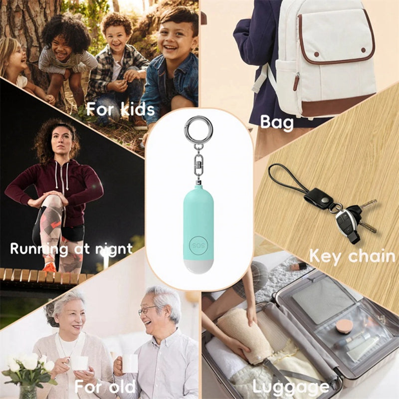 Self-Defense Smart Alarm &amp; GPS Tracker – Portable, Rechargeable Key Finder &amp; Safety Device