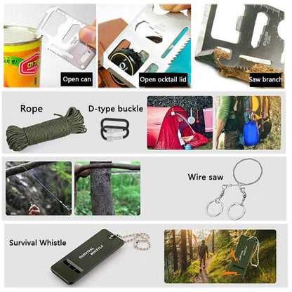 Survival First Aid Kit - Complete Molle Outdoor Gear for Camping, Hiking, and Emergency Preparedness