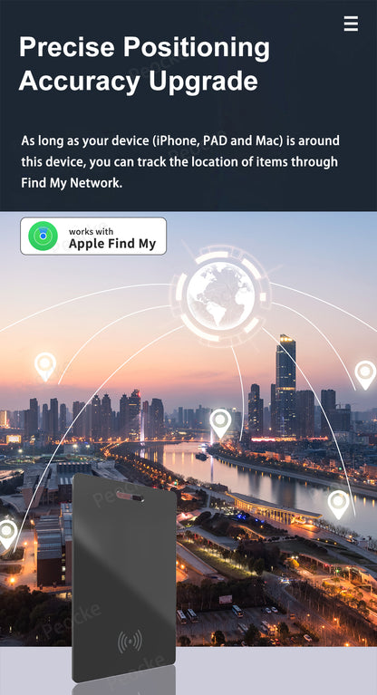 Ultra-Thin Smart Locator for iPhone