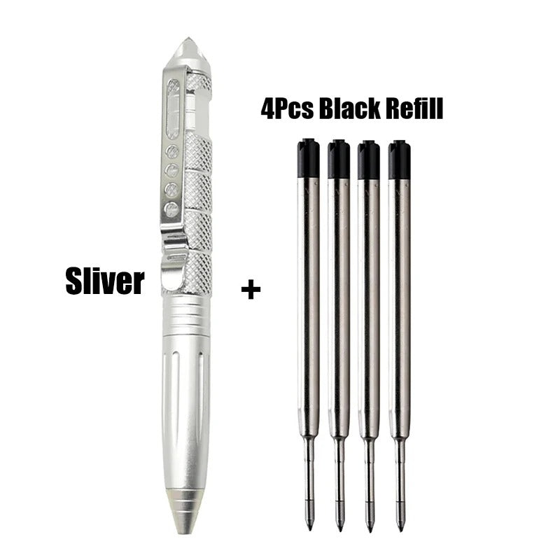 Portable Tactical Pen Self-Defense Tool – Aviation Aluminum Emergency Glass Breaker