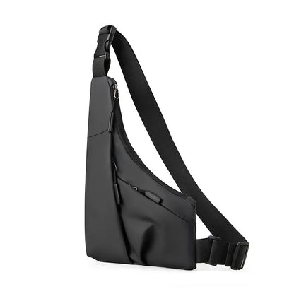 Anti-Theft Close Fitting Chest Bag – Sleek, Waterproof, and Ideal for Men’s Active Lifestyles