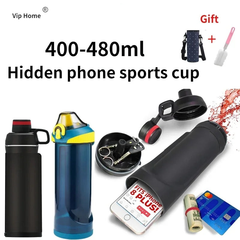 Diversion Water Bottle with Secret Compartment and Phone Pocket&nbsp;