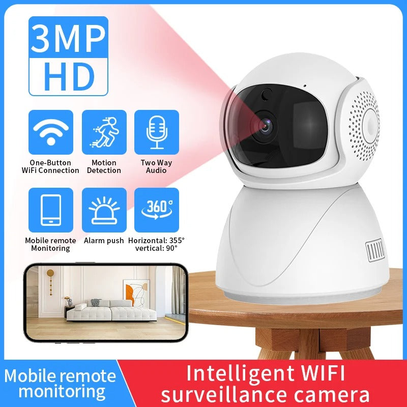 FHD Wireless WiFi Camera PTZ IP CCTV Security Protector with Auto-Tracking and Smart Integration