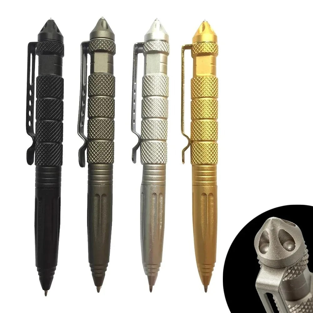 Portable Tactical Pen Self-Defense Tool – Aviation Aluminum Emergency Glass Breaker