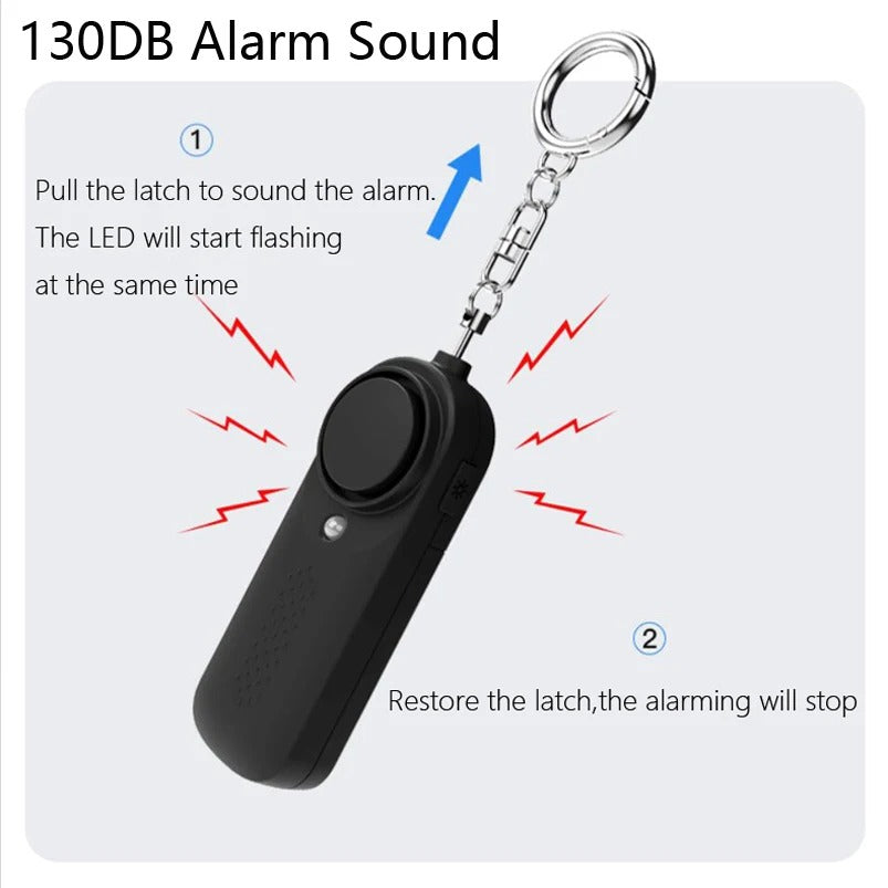 Personal Protection Alarm – Personal Defense Siren for Children, Girls, Elderly, and Women