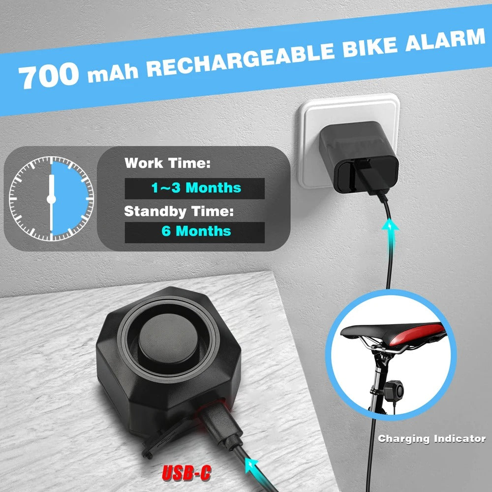 Hollarm Wireless Bike Vibration Alarm – Ultimate Security System for Your Motorcycle and Bicycle