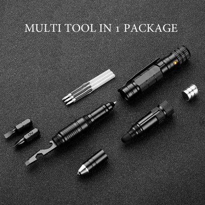 Multifunction Portable 10-In-1 Tactical Pen – Your Ultimate Outdoor Survival &amp; Self-Rescue Tool