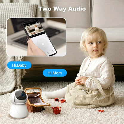 FHD Wireless WiFi Camera PTZ IP CCTV Security Protector with Auto-Tracking and Smart Integration