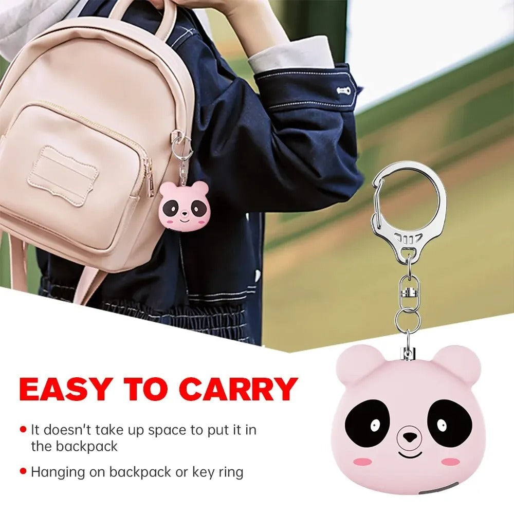 Personal Safety Alarm Guard — Cute Panda Self-Defense Keychain