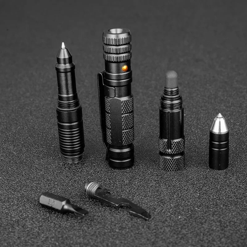 Multifunction Portable 10-In-1 Tactical Pen – Your Ultimate Outdoor Survival &amp; Self-Rescue Tool