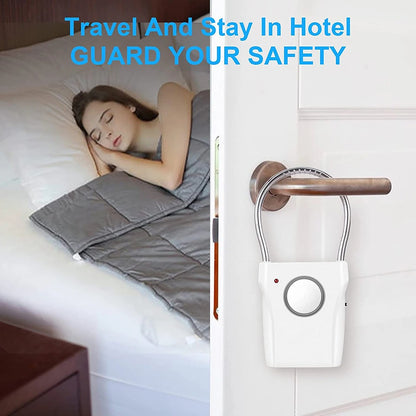 Door Handle Alarm, Super Loud 115dB Alarm, Easy to Install and Use