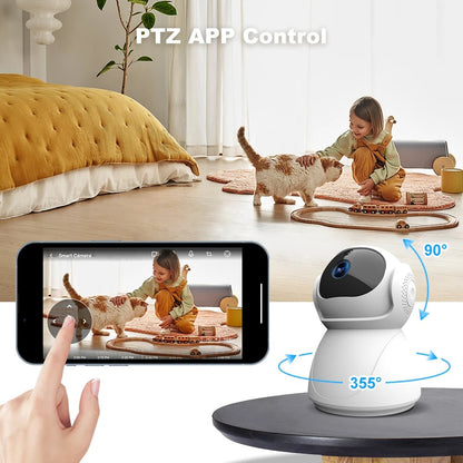 FHD Wireless WiFi Camera PTZ IP CCTV Security Protector with Auto-Tracking and Smart Integration