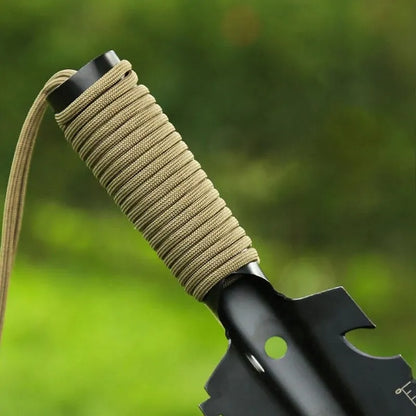 Portable Camping, Hiking, and Traveling Multi-Functional Shovel - 7-in-1 Survival Tool