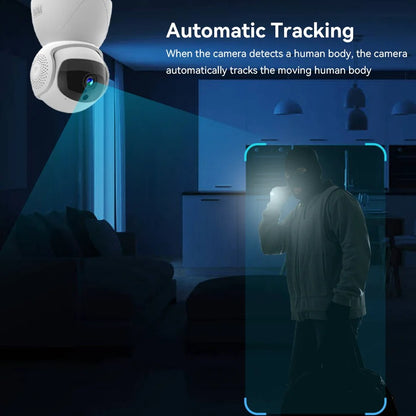 FHD Wireless WiFi Camera PTZ IP CCTV Security Protector with Auto-Tracking and Smart Integration