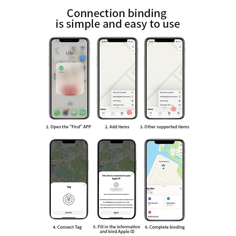 Round Tag Anti-Lost Finder for iOS