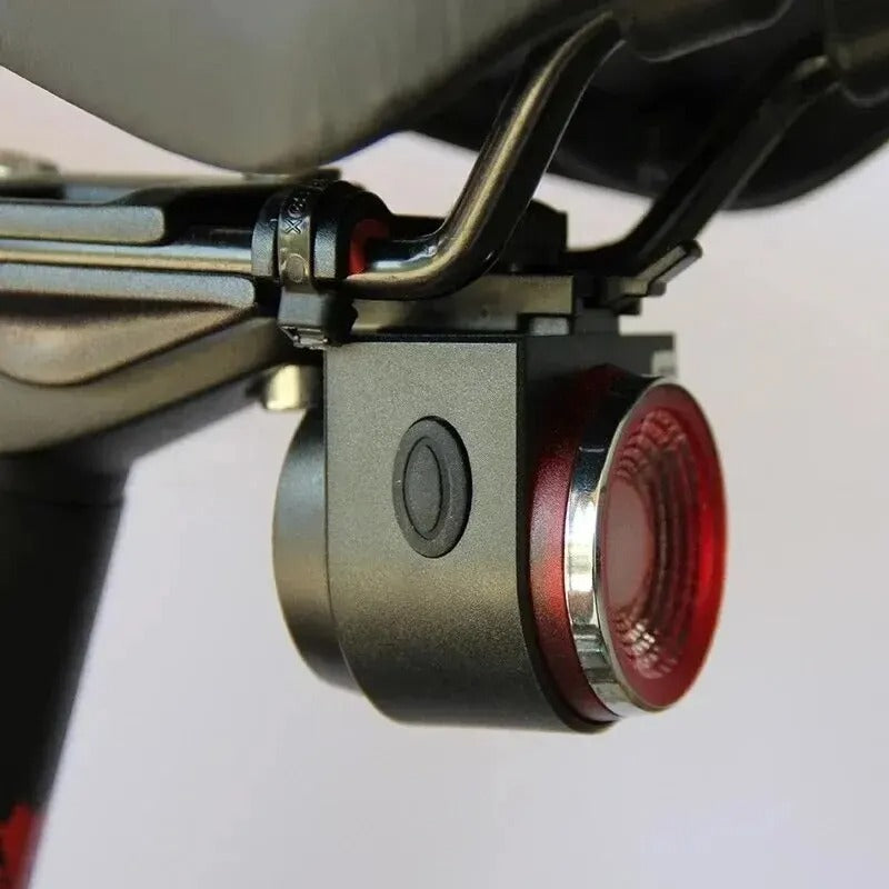 A8 Smart Bike Anti-Theft Alarm Lock with Auto Brake Taillight