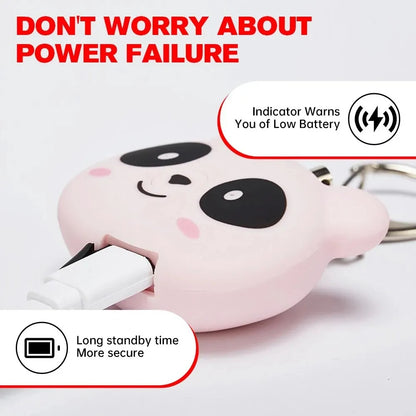 Personal Safety Alarm Guard — Cute Panda Self-Defense Keychain