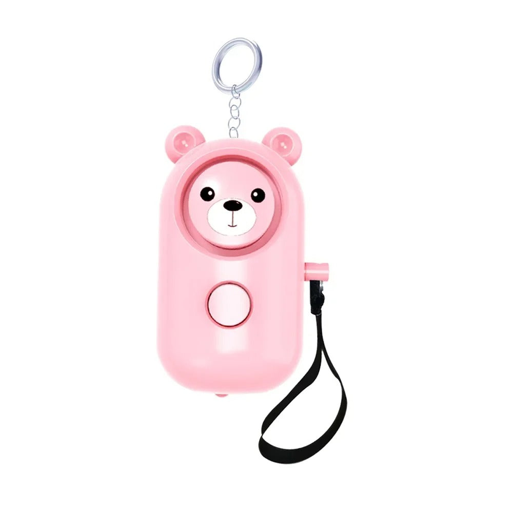 Self Defense Cute Alarm Bear - 130dB Personal Safety Alarm Keychain